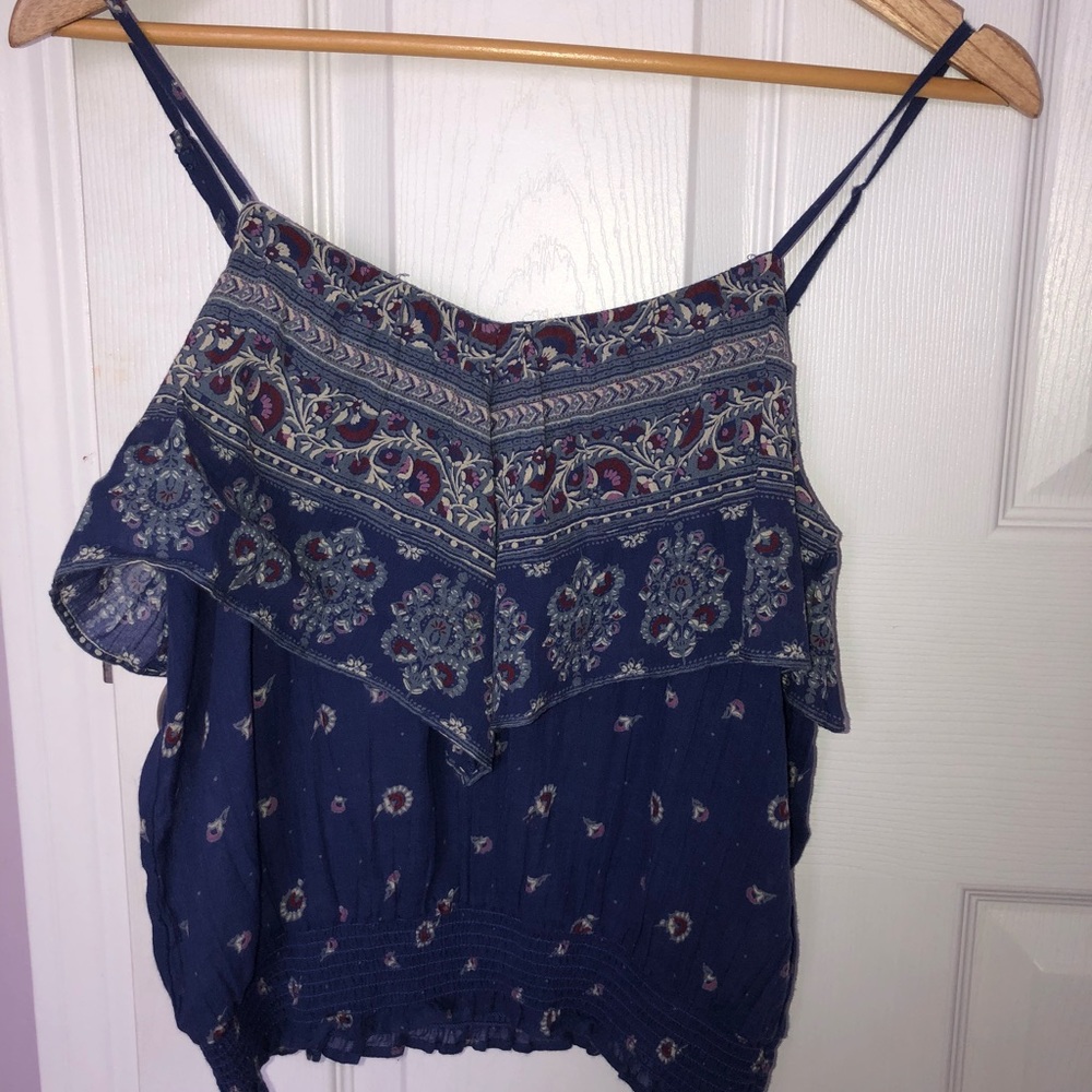 American eagle blue/purple shirt